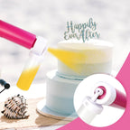 1 kit Manual Airbrush for Cakes with 4 Pcs Tube, Airbrush Pump Coloring Spray Gun