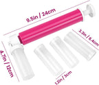 1 kit Manual Airbrush for Cakes with 4 Pcs Tube, Airbrush Pump Coloring Spray Gun