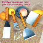 Spatula, Metal Spatulas Set, Stainless Steel Spatula, Fish Spatula Turner Cooking BBQ