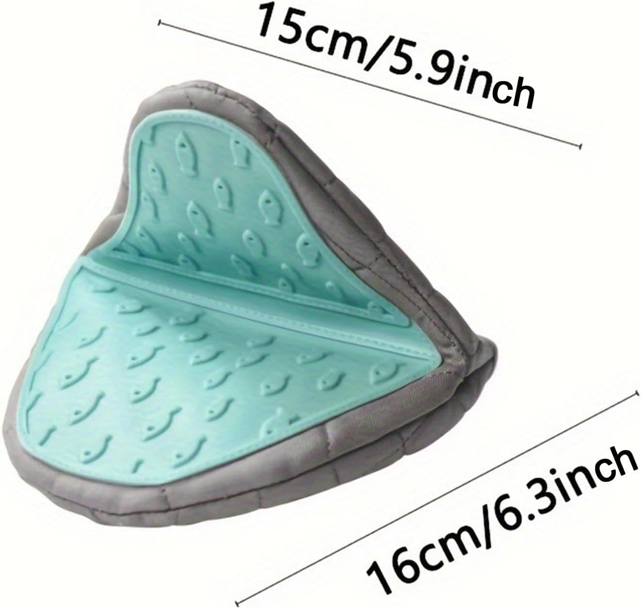 Light Green Heat Resistant Oven Mitt for Baking and Cooking - 1 Piece