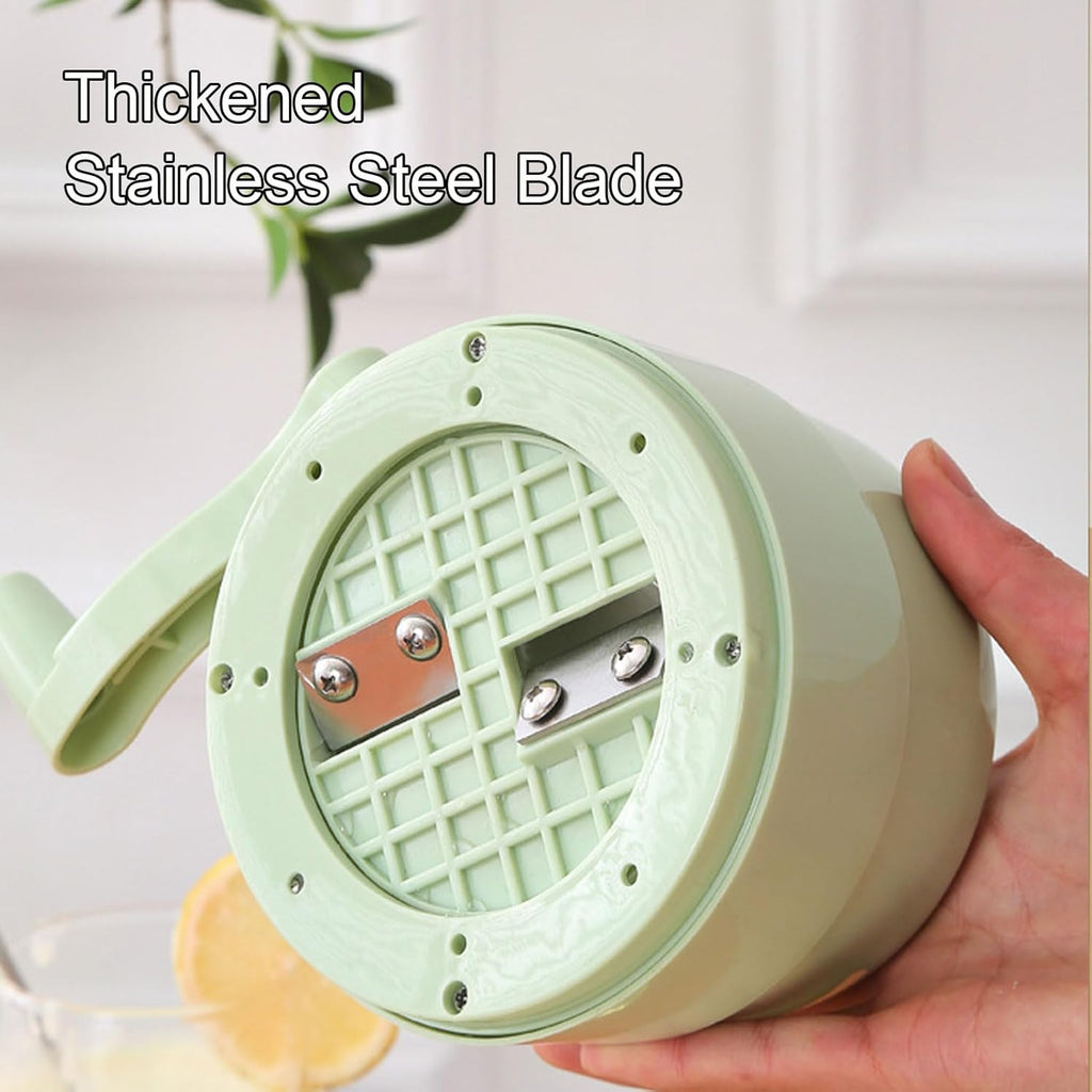 1 Piece Green Manual Multifunctional Slushy Machine Ice Crusher Portable Snow Cone Maker Household Small Ice Breaker for Cafes Restaurants Ice Cream Shops