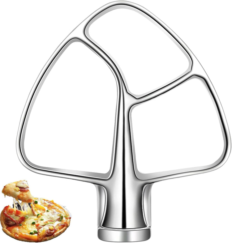 KitchenAid Compatible Stainless Steel Beater Blade for Quick Mixing - Flavour Fushion Cooking Shop