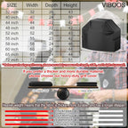 Grill Cover, 58 inch BBQ Gas Grill Cover for Outdoor Grill, Waterproof, Anti-UV, Rip-Proof, Black