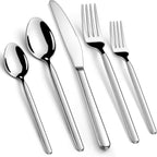 Premium 40-Piece Silverware Set for 8, 18/10 Stainless Steel Flatware Cutlery Set