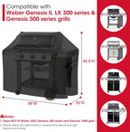 58 Inch Grill Cover for Weber Genesis II, LX 300 Series