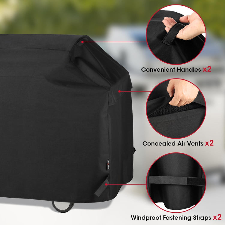 Heavy Duty Waterproof Barbecue Gas Grill Cover, 65-inch BBQ Cover - Flavour Fushion Cooking Shop