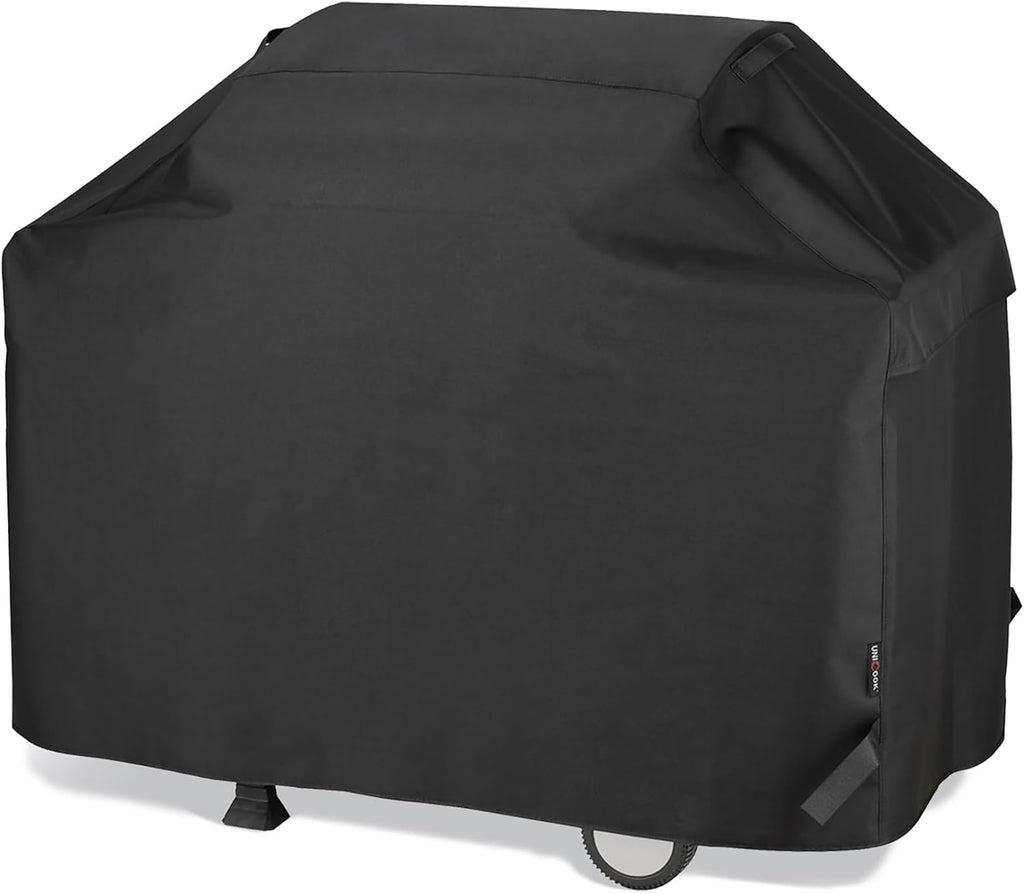 Grill Cover 60 Inch, Heavy Duty Waterproof Gas Grill Cover for Outside, Fade Resistant Outdoor Barbecue Protector, Compatible with Weber Char-Broil Nexgrill BBQs up to 58" Wide