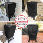 30 Inch Electric Smoker Cover for Masterbuilt, Heavy Duty Waterproof Vertical Smoker BBQ 18" W x 17" D x 33" H