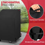 32 Inch Small Grill Cover, Heavy Duty Waterproof 2 Burner Gas BBQ Cover, Compatible with Weber