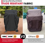 32 Inch Small Grill Cover, Heavy Duty Waterproof 2 Burner Gas BBQ Cover, Compatible with Weber