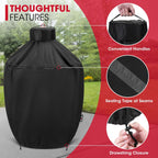 Grill Cover 31.5 Inch, Compatible with Large Big Green Egg, 31.5" Dia X 31.5" H