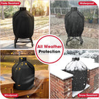 Grill Cover 31.5 Inch, Compatible with Large Big Green Egg, 31.5" Dia X 31.5" H