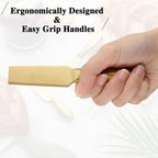 4 Pieces Stainless Steel Cheese Knives Set, Knife Fork Slicer Butter Knife Set for Charcuterie