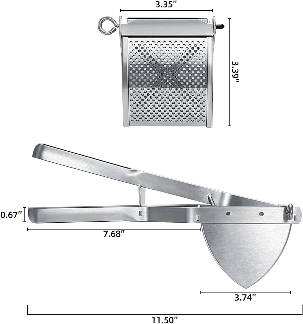 Potato Ricer,  Stainless Steel Potato Masher for Commercial and Home Use