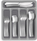 40-Piece Silverware Set with Organizer,  Heavy Duty Stainless Steel Flatware Set for 8, Food-Grade Tableware Cutlery Set, Utensil Sets for Home Restaurant, Mirror Finish, Dishwasher Safe