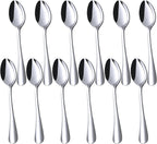 Mini Coffee Spoons, 12PCS 4.9 Inch Stainless Steel Demitasse Espresso Spoons