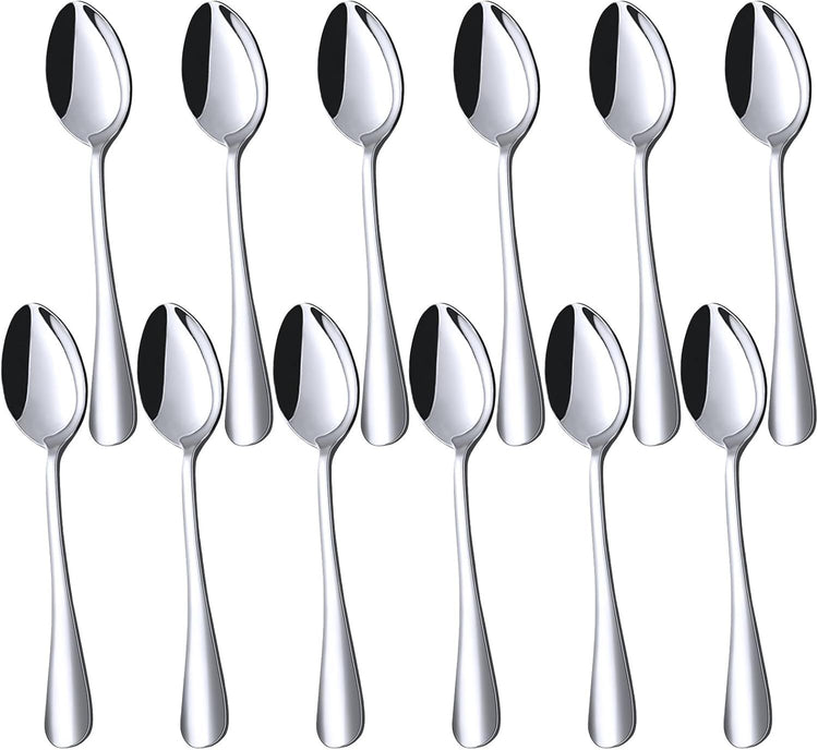 Mini Coffee Spoons, 12PCS 4.9 Inch Stainless Steel Demitasse Espresso Spoons - Flavour Fushion Cooking Shop