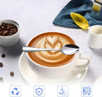 Mini Coffee Spoons, 12PCS 4.9 Inch Stainless Steel Demitasse Espresso Spoons