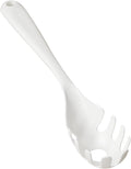 1 Pc White Pasta Fork - Teeth Spaghetti Spoon, Kitchen Noodle Fork Spoon, Spaghetti Fork Server