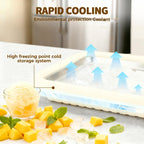 Rolled Ice Cream Maker Kit, 2026 New Stainless Steel Freeze Plate (White)