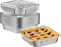[25 Sets 8-Inch Square Foil Pans with Lids - Disposable Food Containers, Aluminum Foil Pans For Baking, Cooking, Storing and Preparing Food (Formerly Comfy Package)