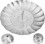 Steamer Basket for Cooking 304 Stainless Steel Entirely Thickened, (5.5'' To 9.5'')