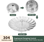 Steamer Basket for Cooking 304 Stainless Steel Entirely Thickened, (5.5'' To 9.5'')