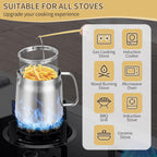 119oz 304 Stainless Steel Deep Fryer Pot with Basket & Strainer, Large Capacity