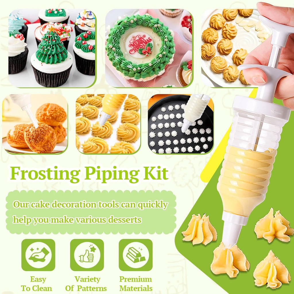 Cake Decorating Gun, Cupcake Icing Piping Kit, Cake Decorating Kit