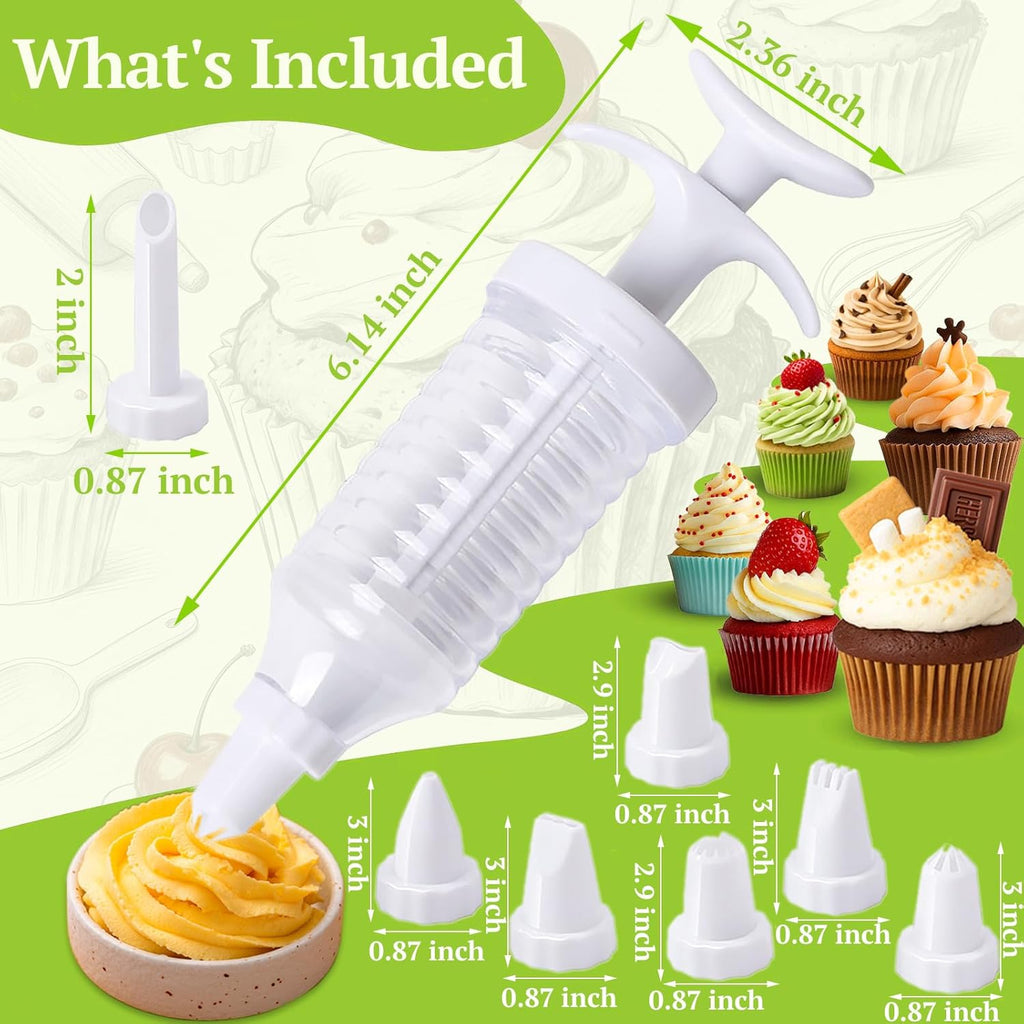 Cake Decorating Gun, Cupcake Icing Piping Kit, Cake Decorating Kit