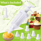 Cake Decorating Gun, Cupcake Icing Piping Kit, Cake Decorating Kit