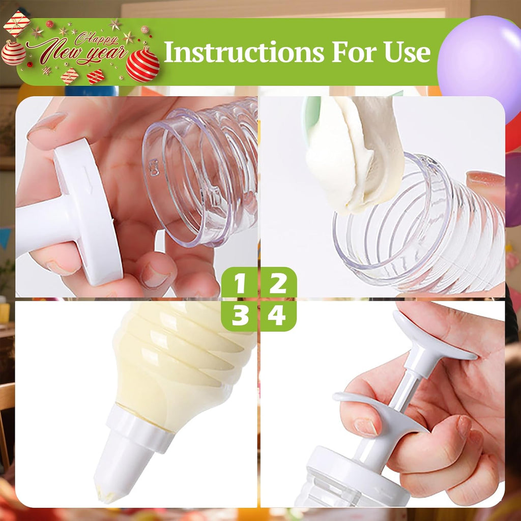 Cake Decorating Gun, Cupcake Icing Piping Kit, Cake Decorating Kit