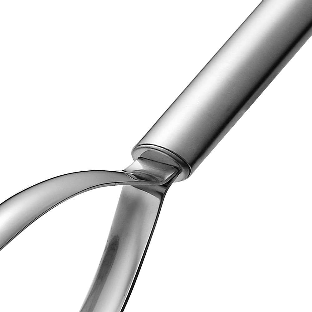 Potato Masher,Professional 18-10 Stainless Steel Potato Masher.Garlic Press,Cooking and Kitchen Gadget