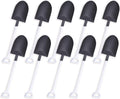 oxe Novelty Mini Shovel Shape Spoons Cute Disposable Plastic Dessert Spoons,Set of 50 (model 2)