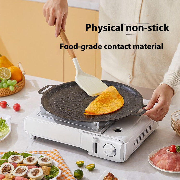 Grill Pan, 12.6" Maifan Non-Stick BBQ Indoor & Outdoor Grill Pan for Searing, Grilling(12.6 Inch) - Flavour Fushion Cooking Shop