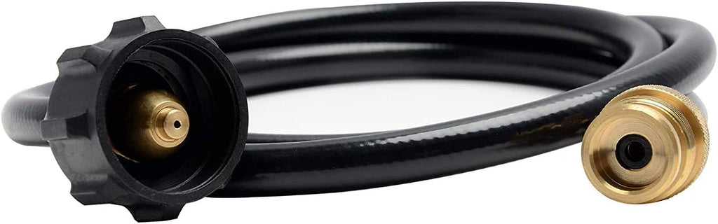 Propane Hose Adapter, Connects 1lb BBQ to 20lb Gas Tanks, for Portable Grill, Buddy Heater, Tabletop Stove, Griddle - QCC1 Connector