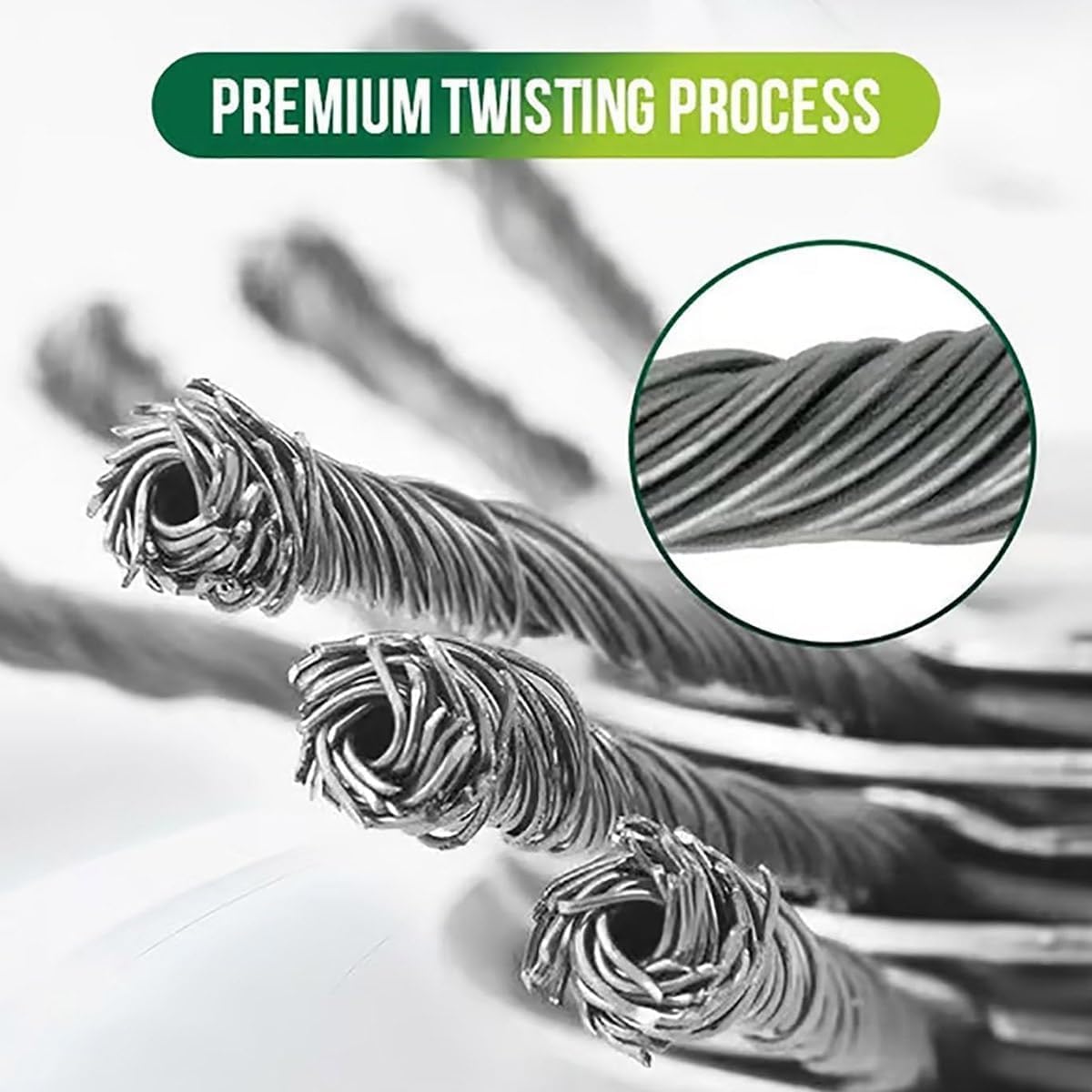 Universal Wire Weed Eater Head,Steel Wire Wheel Grass Trimmer,Steel Wire Weed Eater Head,Rotary Cutter Trimmer Head for String Trimmers, Gardening Lawnmower, Moss & Rust Removal (6 Knives)