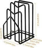 SUNIFCON Cutting Board Rack Organizer Chopping Board Stand Holder