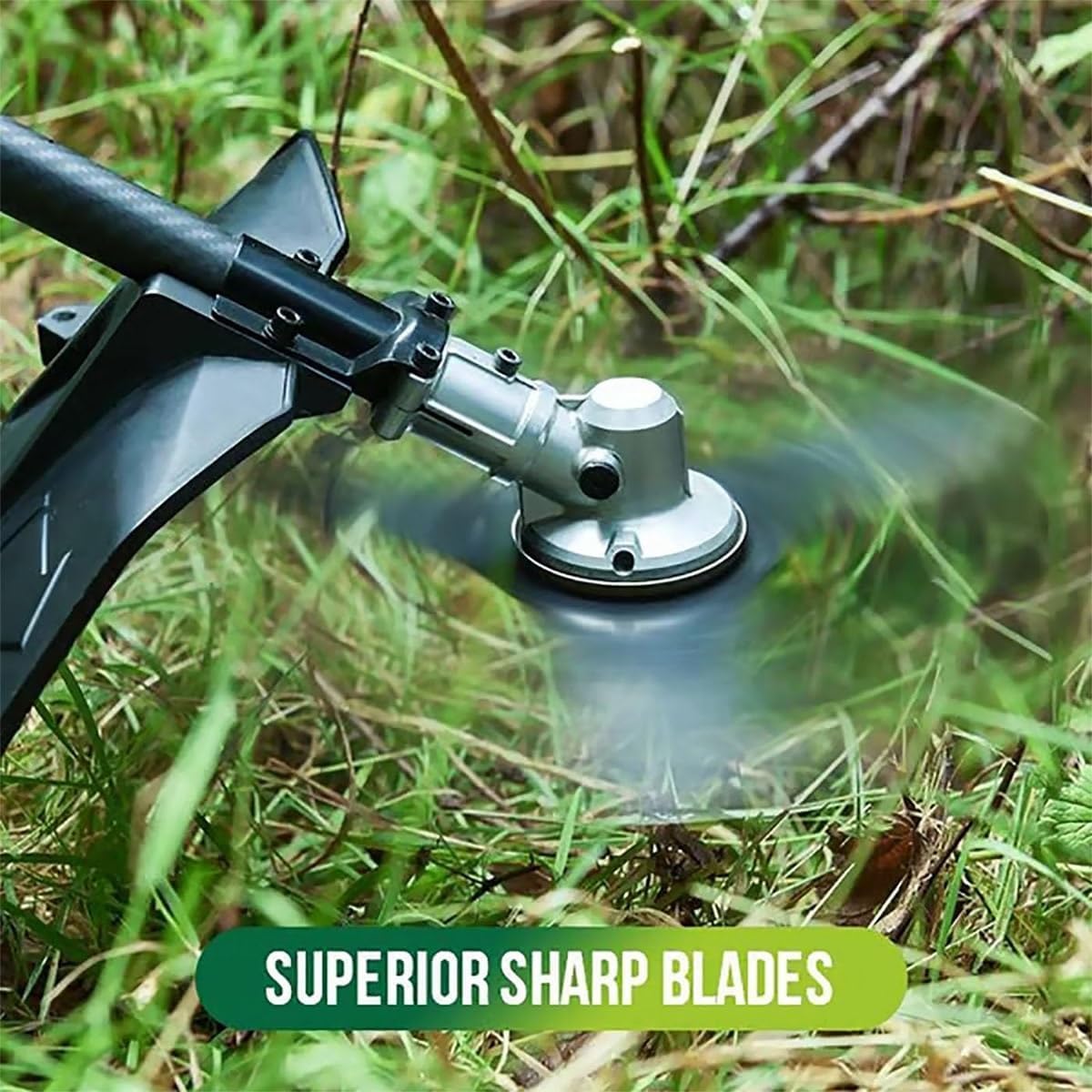 Universal Wire Weed Eater Head,Steel Wire Wheel Grass Trimmer,Steel Wire Weed Eater Head,Rotary Cutter Trimmer Head for String Trimmers, Gardening Lawnmower, Moss & Rust Removal (3 Knives)