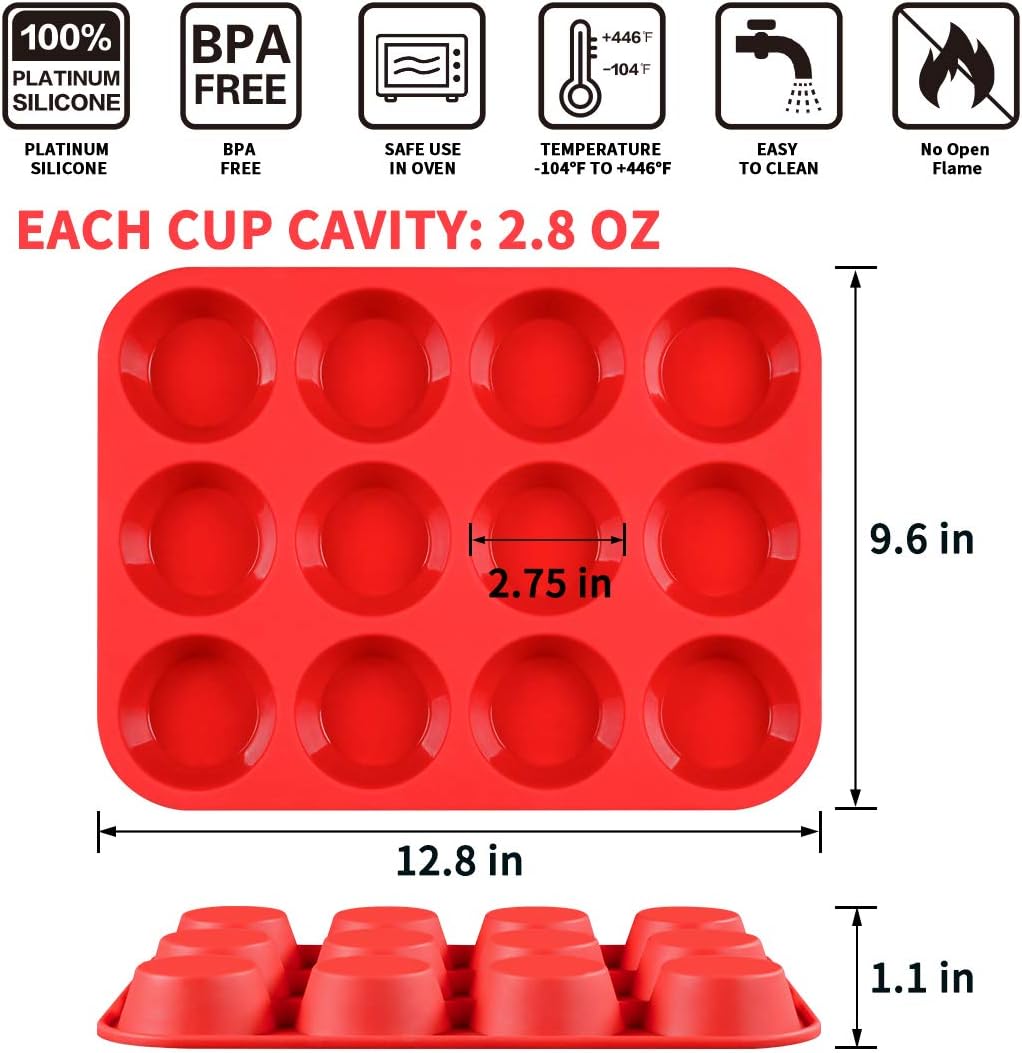 12-Cup Muffin Pan & Mini 24-Cup Cupcake -