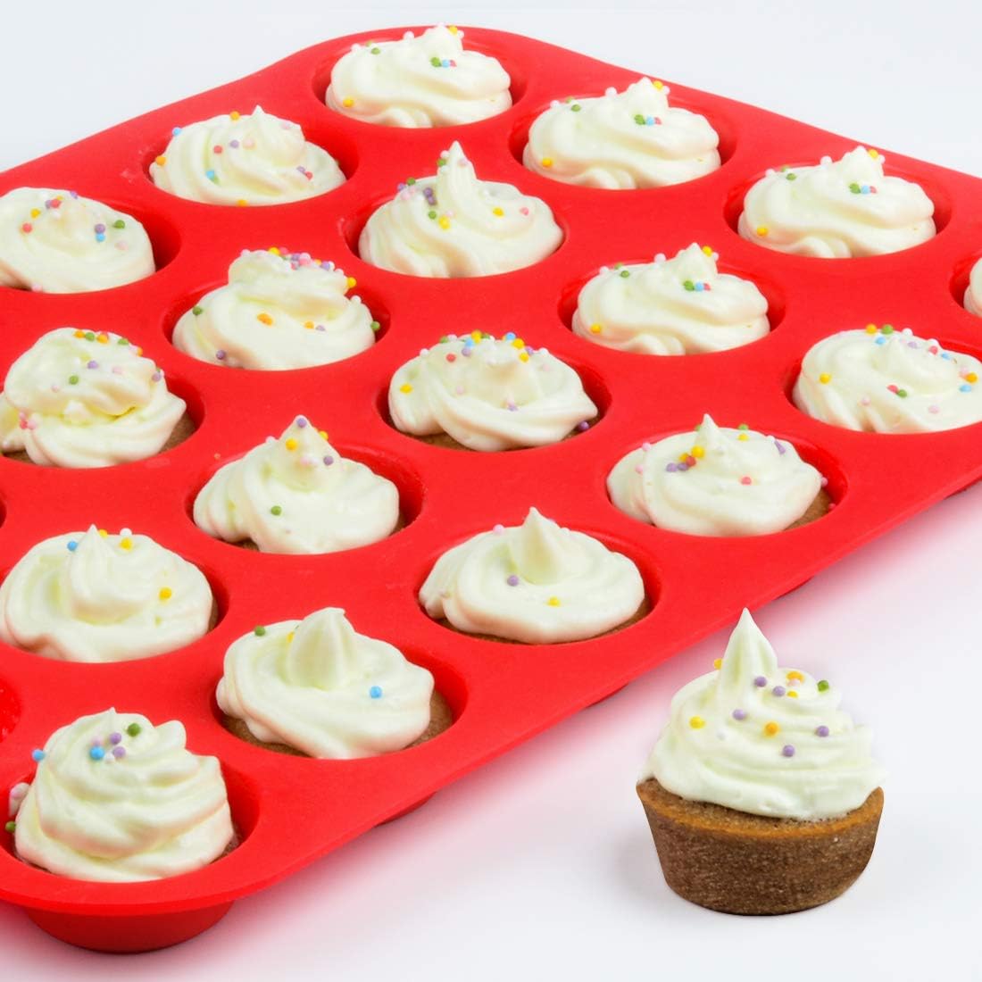 12-Cup Muffin Pan & Mini 24-Cup Cupcake -