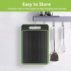 2 in 1 Defrosting Tray, Defrost Cutting Board Double Sided Sharpener