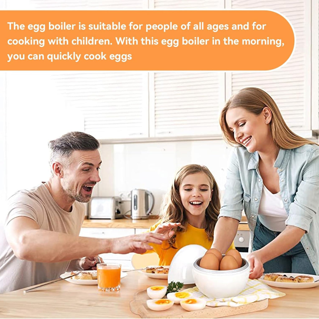 Microwave Egg Cooker, Hard Boiled 4 Capacity Boiler Steamer Poacher Microwavable with Lid for Cooking Kitchen Tools