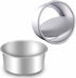 2-Pack 6-Inch Cake Pans Non-Stick Deep Aluminium Round Cake Pans - Flavour Fushion Cooking Shop