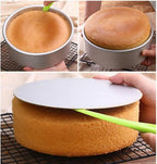2-Pack 6-Inch Cake Pans Non-Stick Deep Aluminium Round Cake Pans