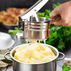 Stainless Steel Potato Masher - Multifunctional Potato Masher - (Open Bottom)