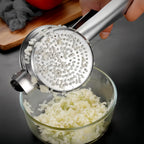 Stainless Steel Potato Masher - Multifunctional Potato Masher - (Open Bottom)
