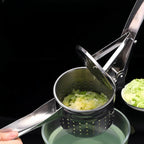 Stainless Steel Potato Masher - Multifunctional Potato Masher - (Open Bottom)