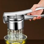 Stainless Steel Potato Masher - Multifunctional Potato Masher - (Open Bottom)