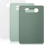3 Pcs Small Cutting Boards for Small Kitchen, Thin Plastic Cutting Board Set with Easy Grip Handle